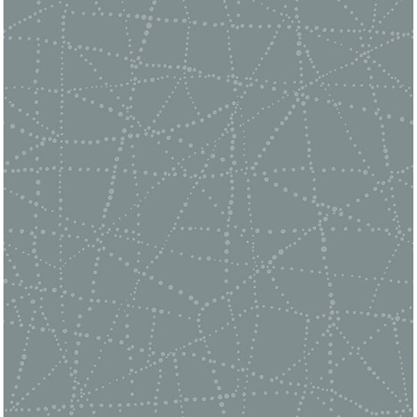 Alcott Slate Dotted Wallpaper