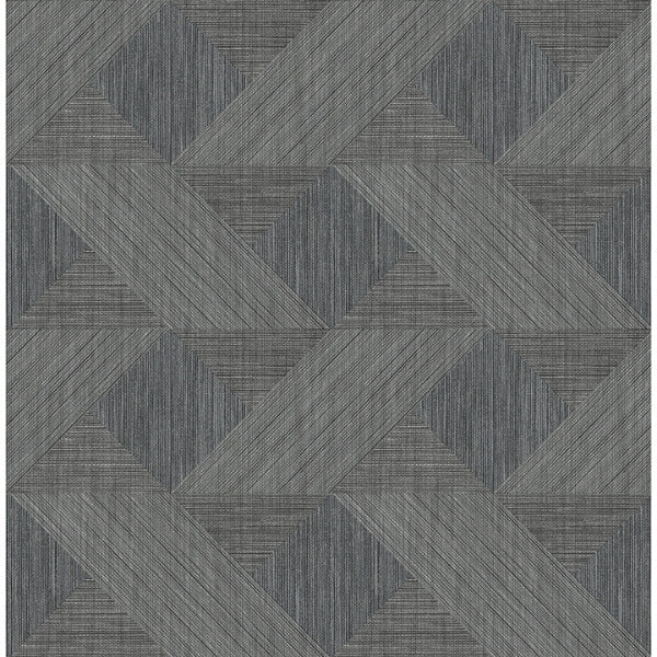 Presley Black Tessellation Wallpaper