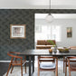 Presley Black Tessellation Wallpaper