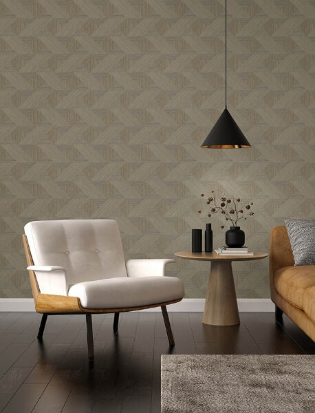 Presley Coffee Tessellation Wallpaper