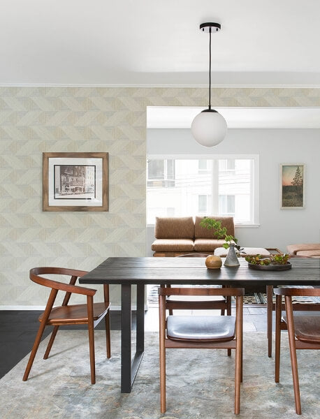 Presley Grey Tessellation Wallpaper