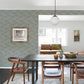 Presley Slate Tessellation Wallpaper