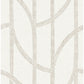 Harlow Champagne Curved Contours Wallpaper