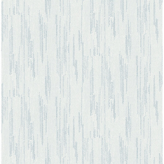 Baris Aqua Stipple Stripe Wallpaper