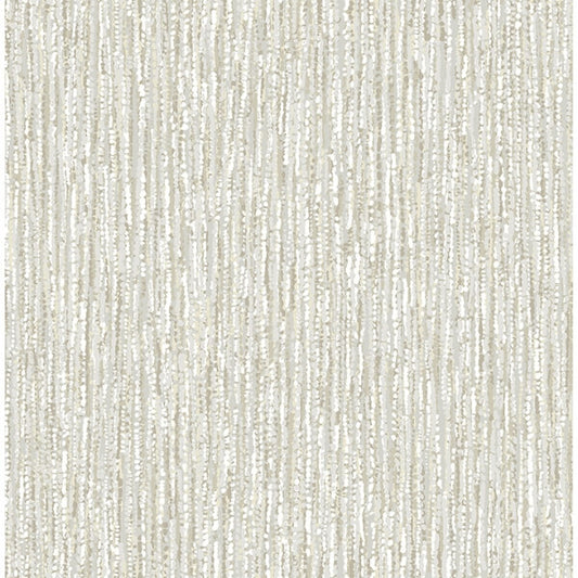 Corliss Neutral Beaded Strands Wallpaper