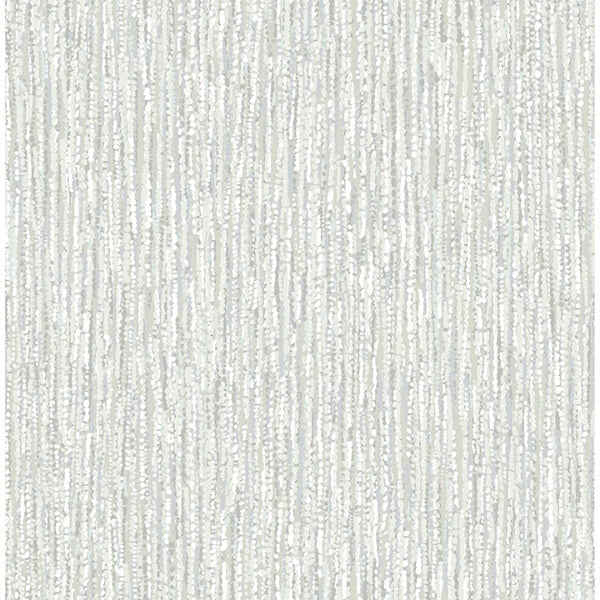 Corliss Grey Beaded Strands Wallpaper