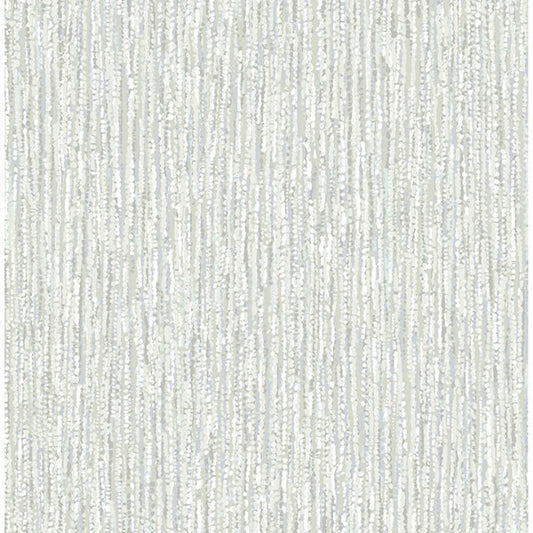 Corliss Grey Beaded Strands Wallpaper