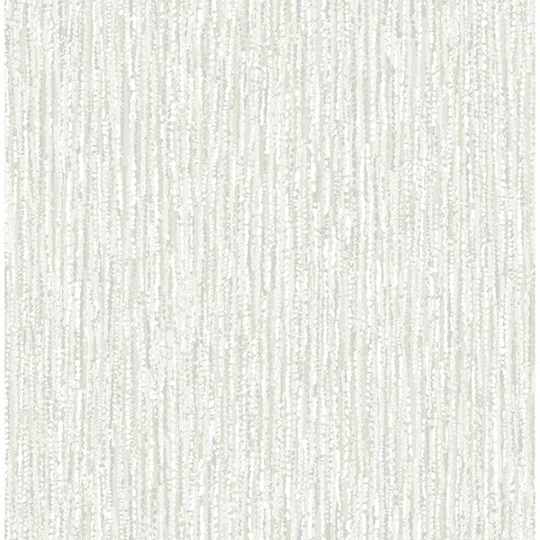 Corliss Light Grey Beaded Strands Wallpaper