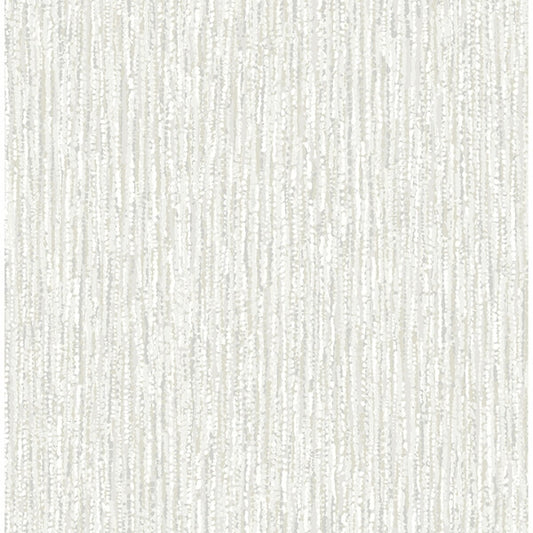 Corliss Light Grey Beaded Strands Wallpaper