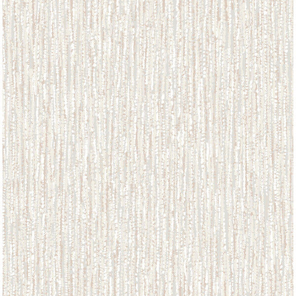 Corliss Blush Beaded Strands Wallpaper