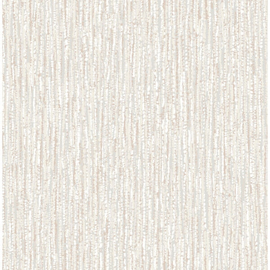 Corliss Blush Beaded Strands Wallpaper