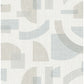 Fulton Light Blue Shapes Wallpaper
