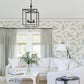 Fulton Light Blue Shapes Wallpaper