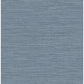 Sheehan Denim Faux Grasscloth Wallpaper