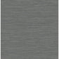 Sheehan Black Faux Grasscloth Wallpaper