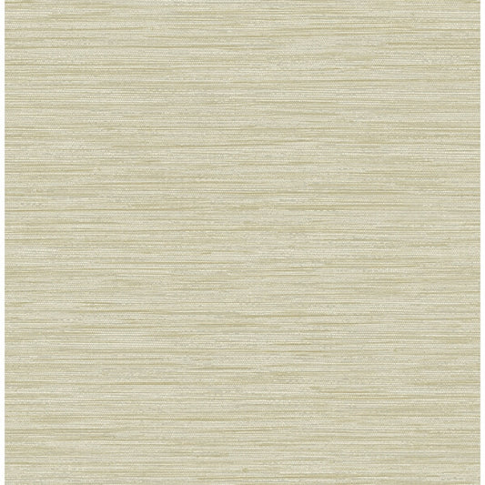 Sheehan Gold Faux Grasscloth Wallpaper