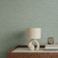 Sheehan Sea Green Faux Grasscloth Wallpaper