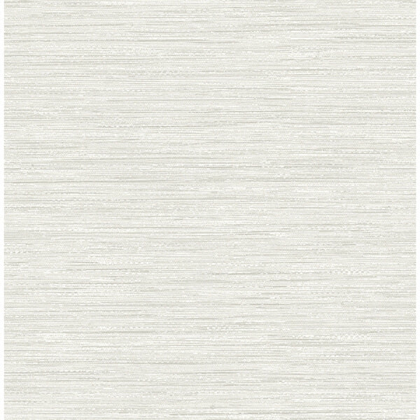 Sheehan Silver Faux Grasscloth Wallpaper