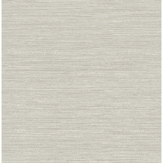 Sheehan Grey Faux Grasscloth Wallpaper
