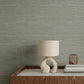 Sheehan Grey Faux Grasscloth Wallpaper