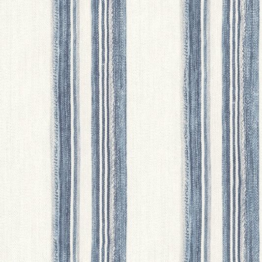 Loom Spun Indigo Wallpaper