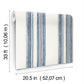 Loom Spun Indigo Wallpaper