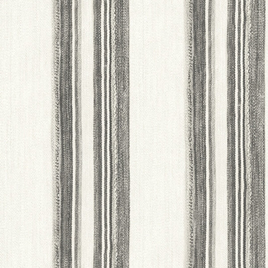 Loom Spun Charcoal Wallpaper