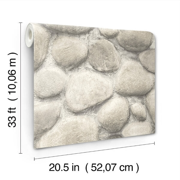 Root Rock Brown Wallpaper