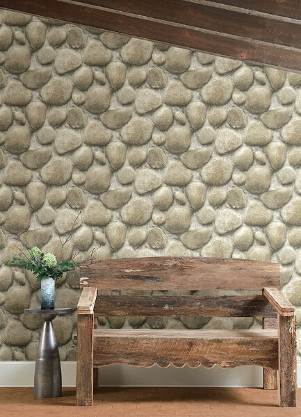 Root Rock Grey Wallpaper