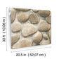 Root Rock Beige Wallpaper