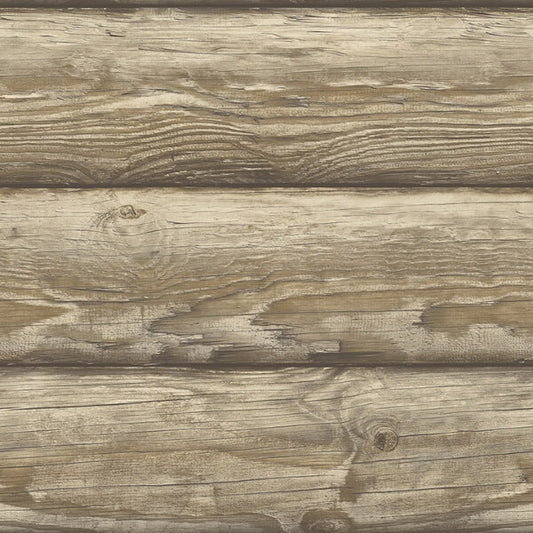 Bunkhouse Light Brown Wallpaper