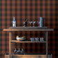 Lumberjack Maroon Wallpaper