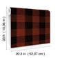 Lumberjack Maroon Wallpaper