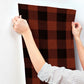 Lumberjack Maroon Wallpaper
