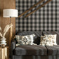 Lumberjack Black Wallpaper