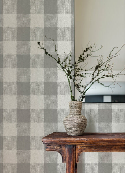 Lumberjack Grey Wallpaper