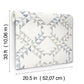 Scrap Quilt Denim Wallpaper