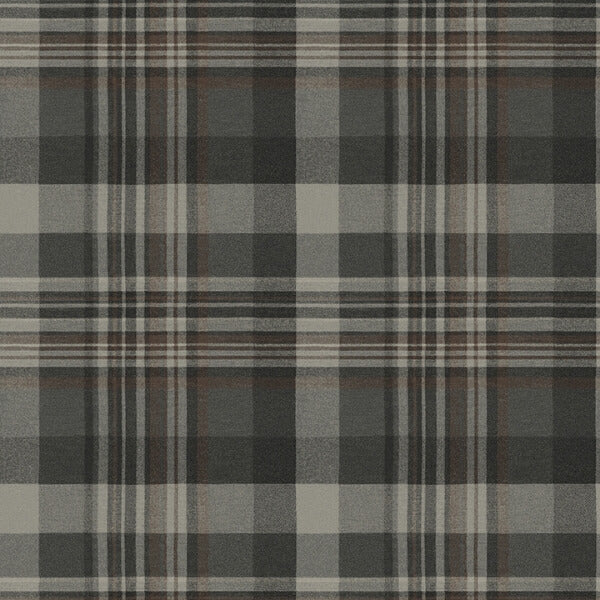 Dutton Plaid Charcoal Wallpaper