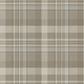 Dutton Plaid Light Brown Wallpaper