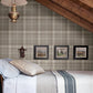 Dutton Plaid Light Brown Wallpaper