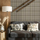 Dutton Plaid Light Brown Wallpaper