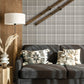 Dutton Plaid Grey Wallpaper