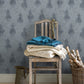 Stockman Silhouette Blue Wallpaper
