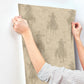 Stockman Silhouette Khaki Wallpaper