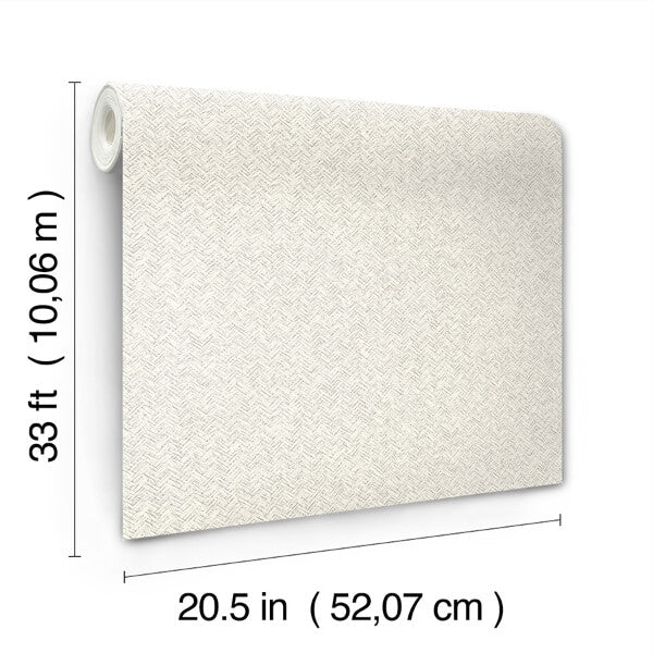 Woven Basket White Wallpaper