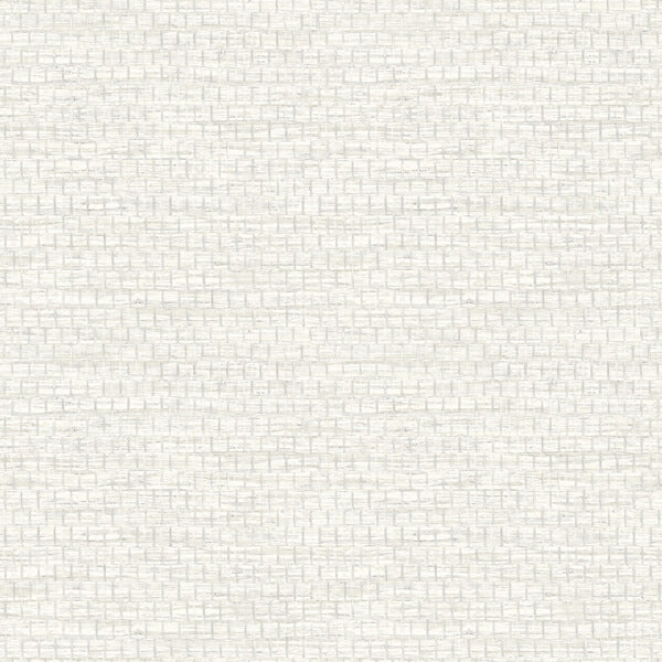 Plaited Grass White Wallpaper