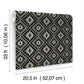 Camp Blanket Black Wallpaper