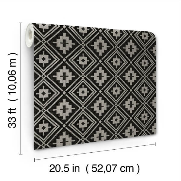 Camp Blanket Black Wallpaper