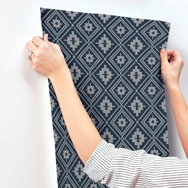 Camp Blanket Dark Blue Wallpaper