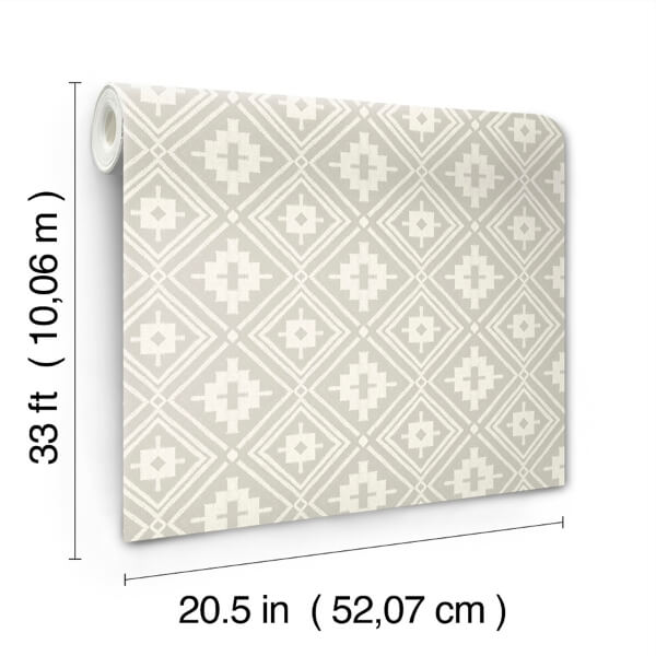 Camp Blanket Silver Wallpaper